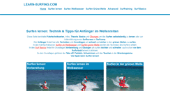 Desktop Screenshot of learn-surfing.com